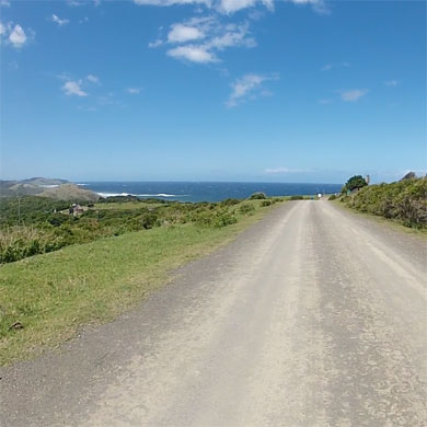 Typical road on the Wild Coast