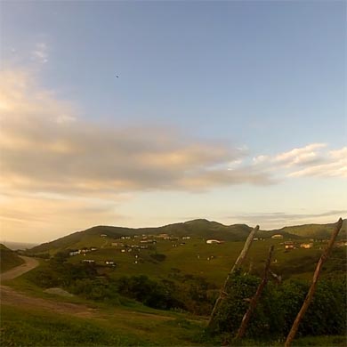 Typical Wild Coast scenery at Madakeni village